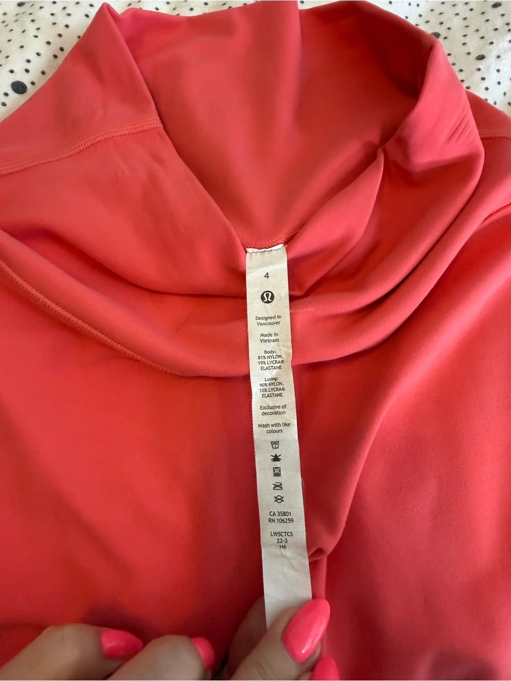 lululemon athletica soft coral